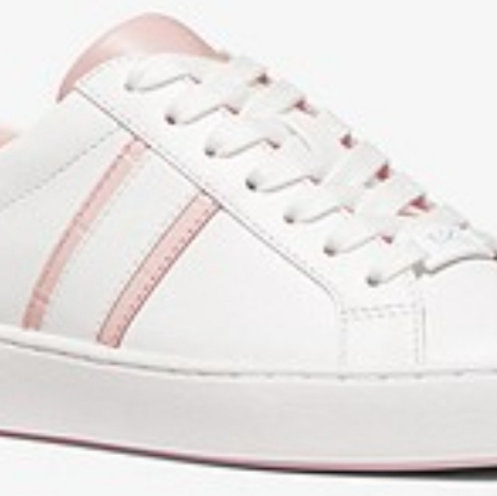 Irving Two-Tone Stripe Leather Sneaker